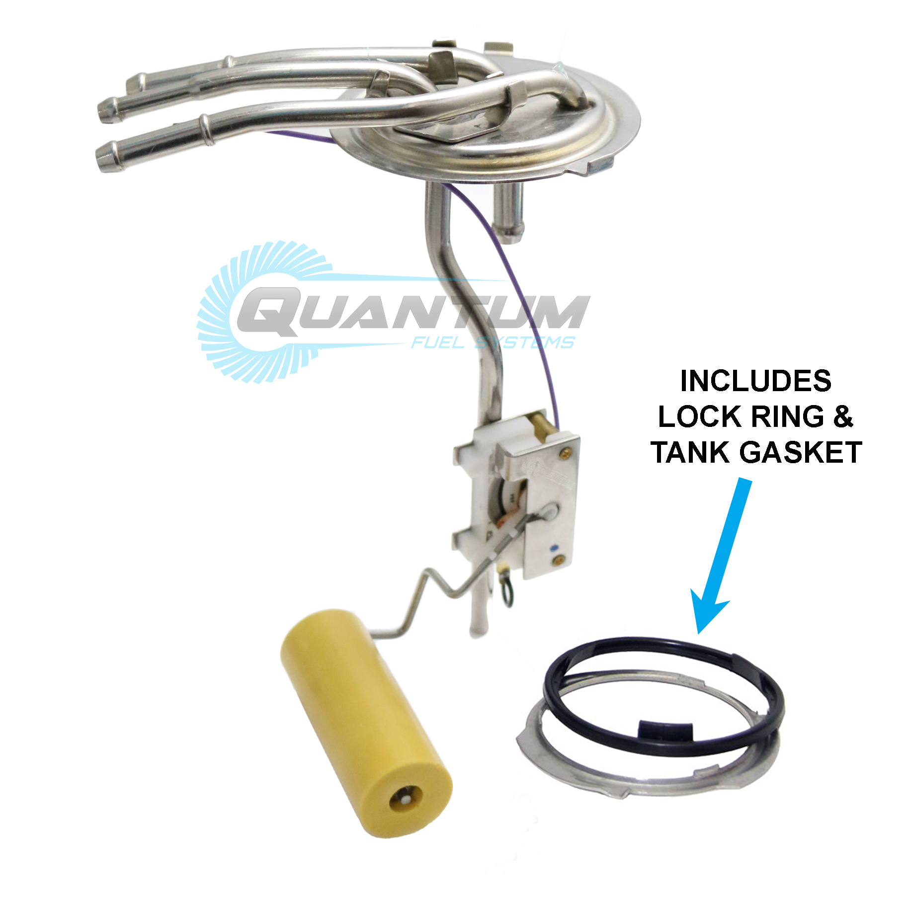 QUANTUM Fuel Pump Hanger +Sending Unit HighFlow Stainless Buick Grand